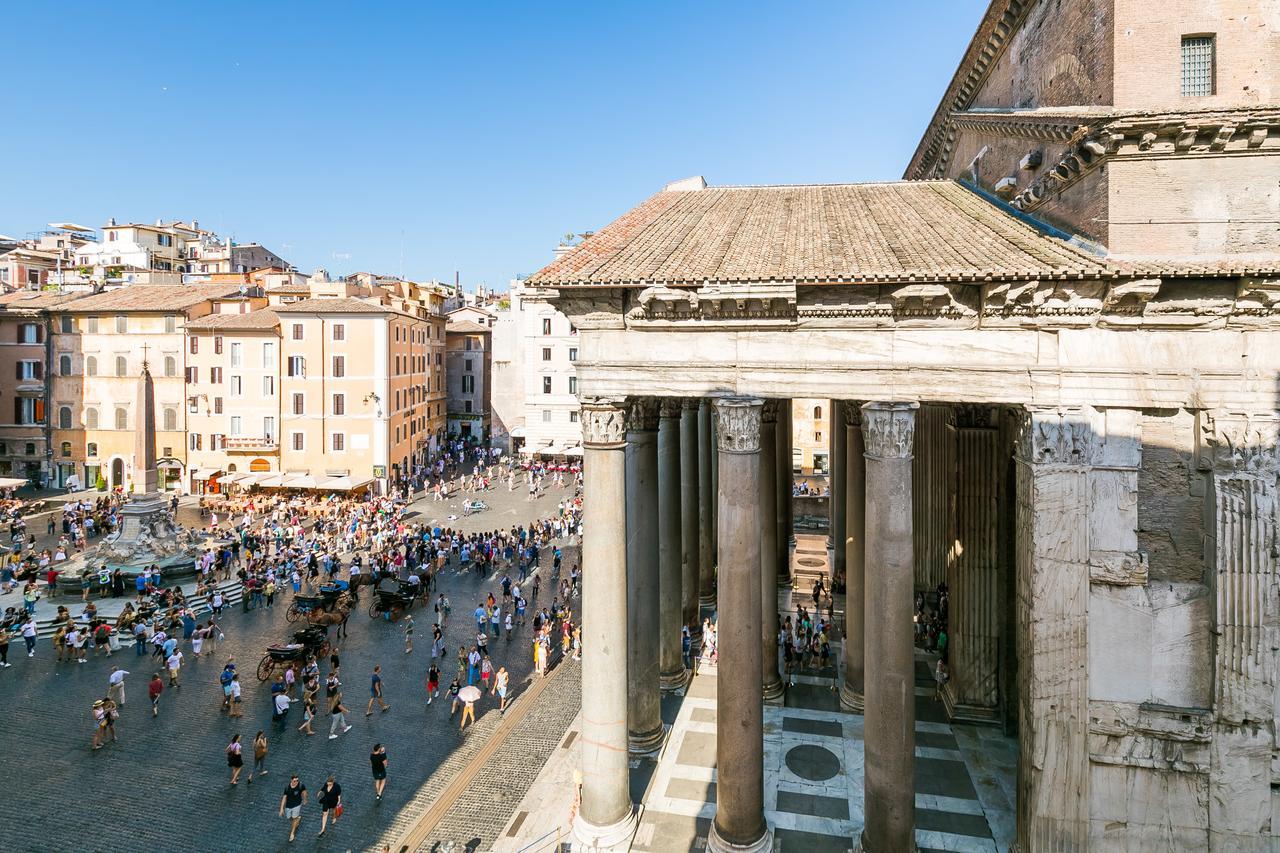 Luxurious Loft Facing The Pantheon Villa Rome Exterior photo